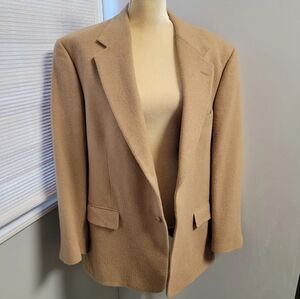 Vintage Evan Picone Tailored For Kauffman's Pittsburgh Camel Hair Sport Coat 42R